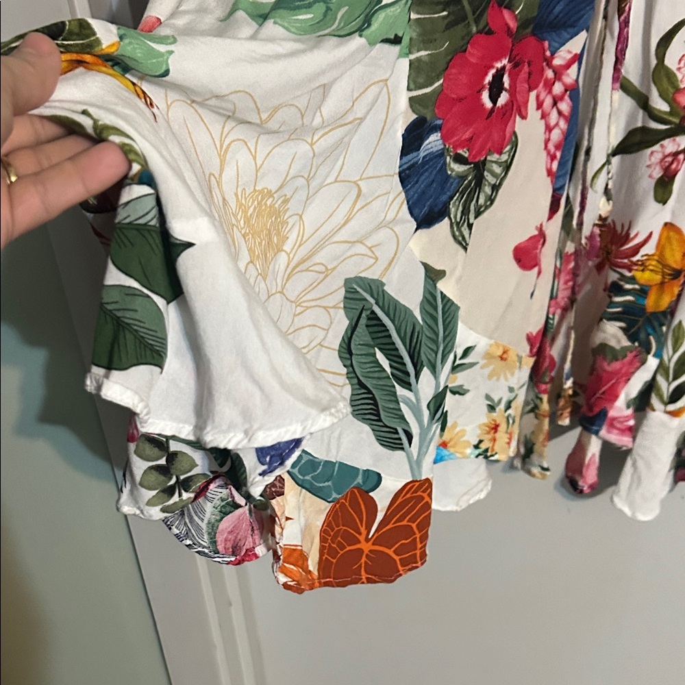 Sacred Threads Floral Patchwork Blouse - Multicol… - image 6